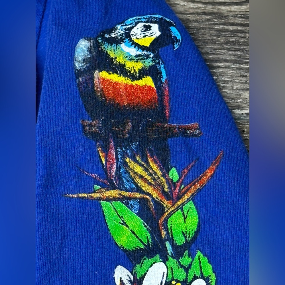 Ron Jon Surf Shop Long Sleeve Tee - Y2K Parrot Graphic - 2XL - GUC - Picture 7 of 11